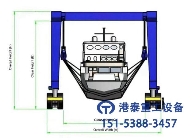浙江寧波游艇搬運機廠家游艇搬運機具備多種轉向方式
